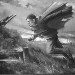 Г.З. Бронза «Шаг в бессмертие», х., м., 1968г.