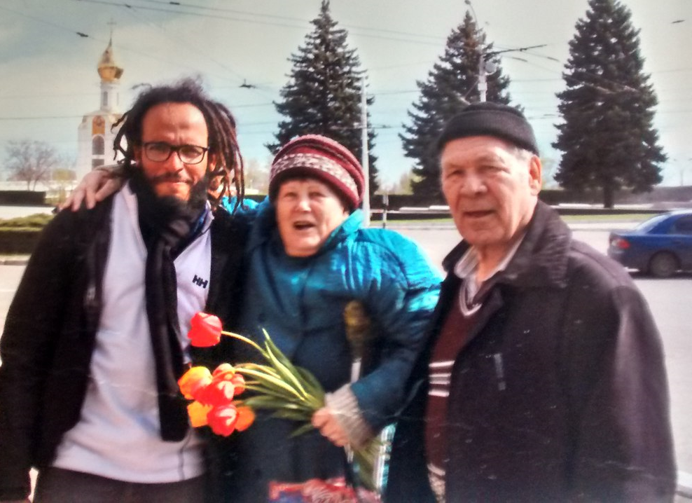 с французским журналистом