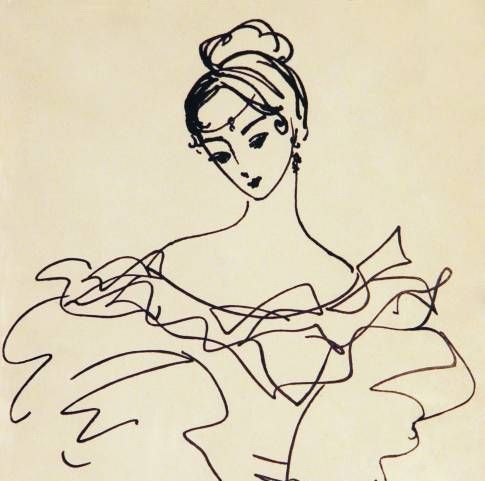 рисунок онегин