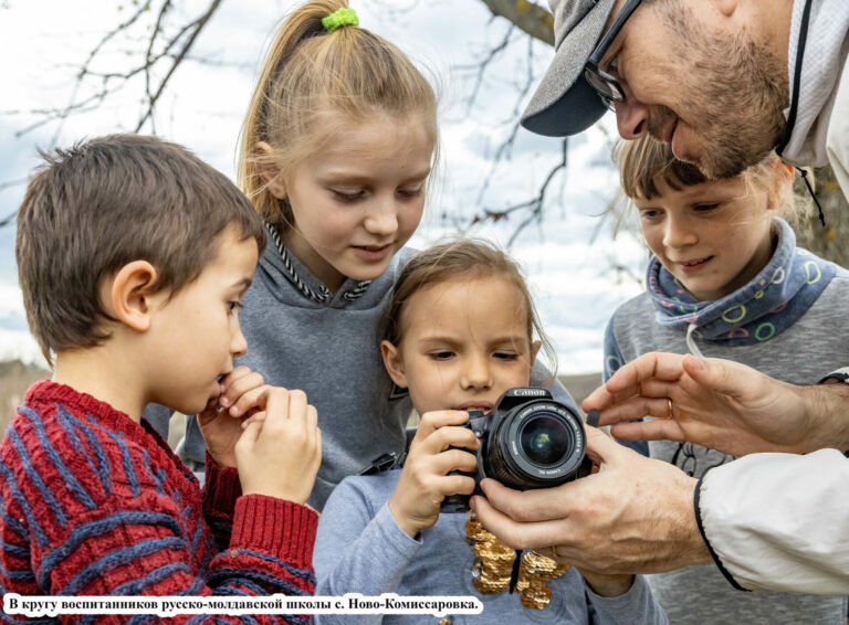 Над степью плывут облака