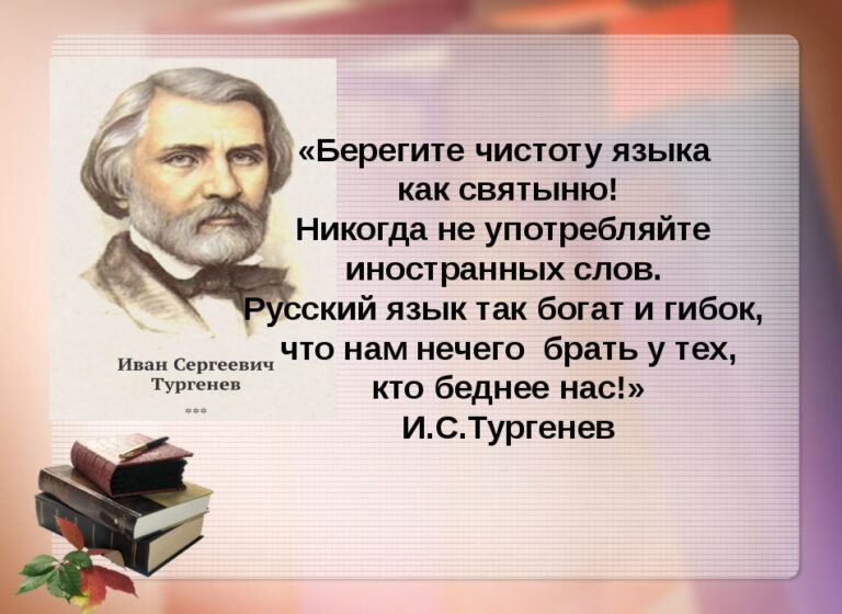 О чистоте русского языка